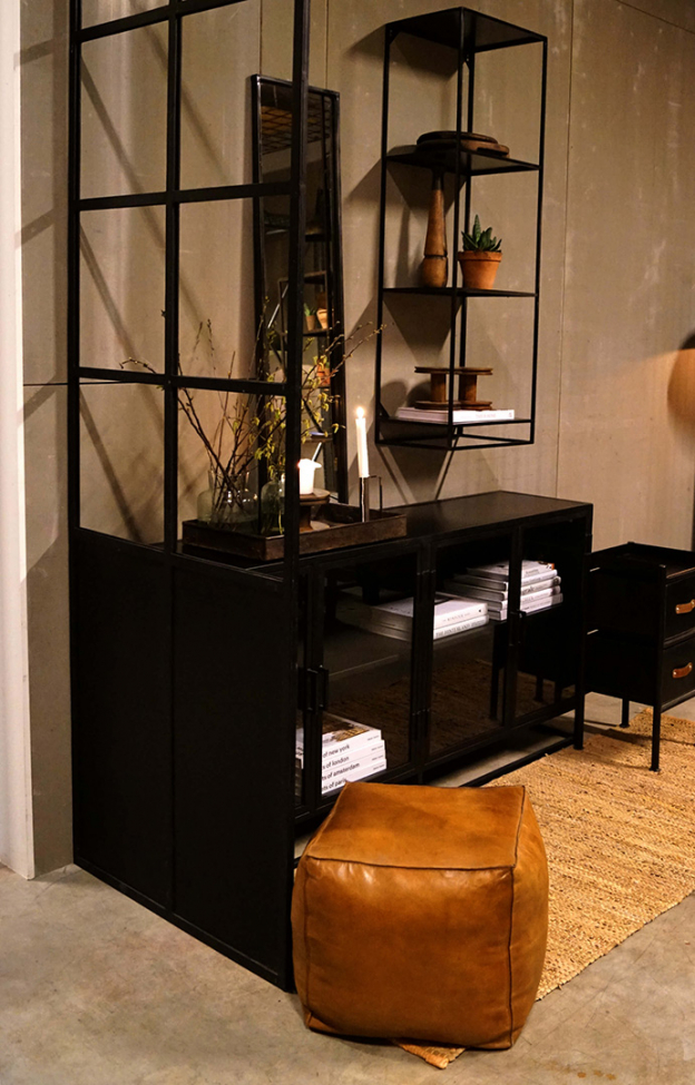 Leerpoef 'Olivia' Kubus - Bruin