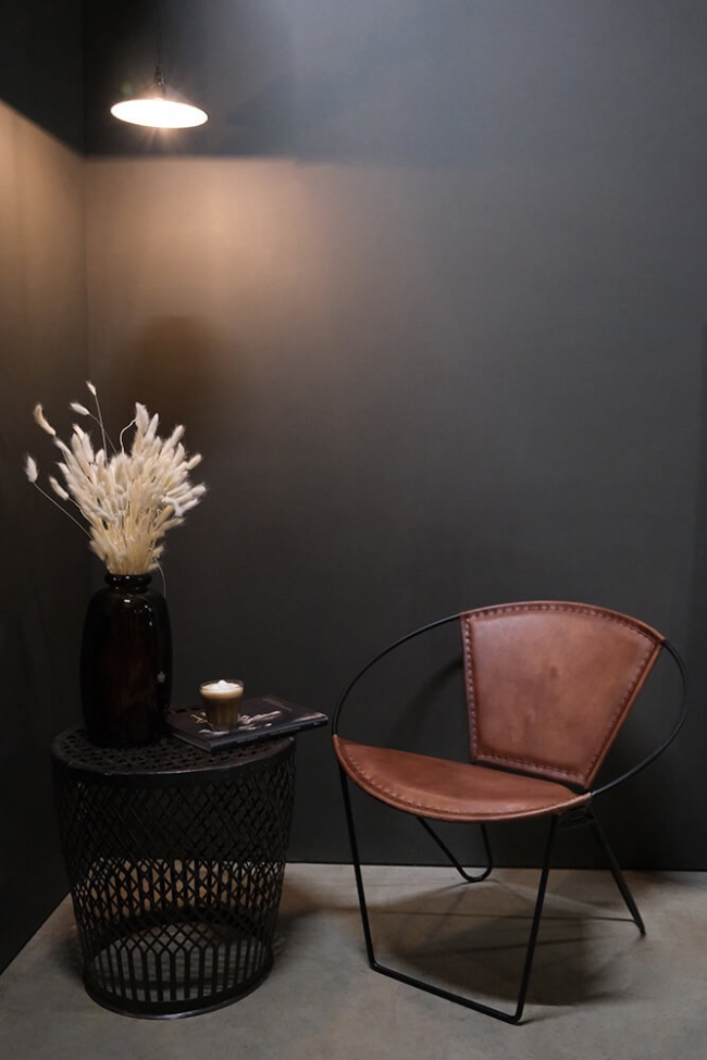 Lounge stoel 'Dalton' - Bruin