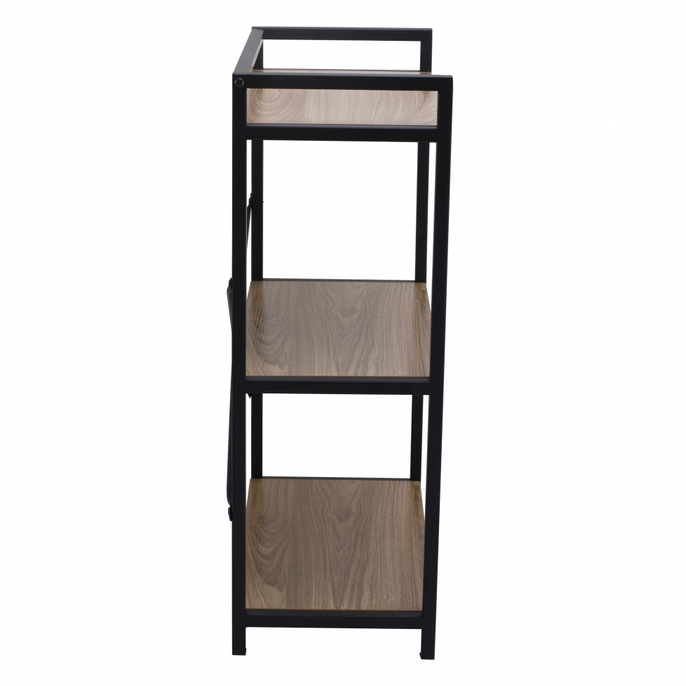 Plank 'Tre' - Zwart/Hout