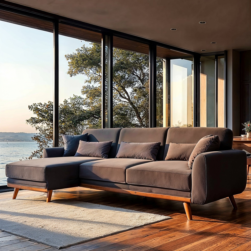 Slaapbank 'Texas' - Donkergrijs