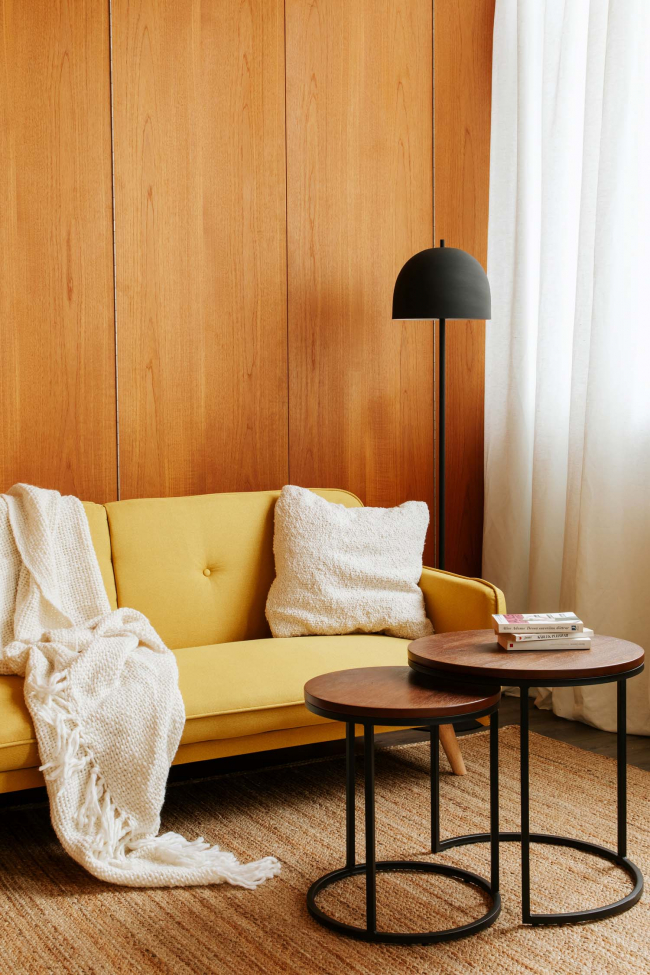 Slaapbank 'Kaap Verde' - Geel