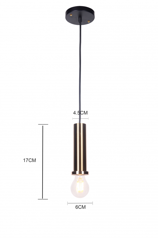 Plafondlamp 'Simple' - Messing