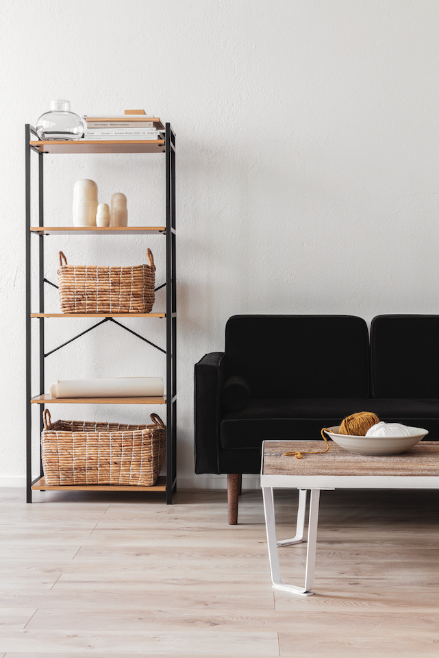 Salontafel Vintage - Wit Patina/Hout