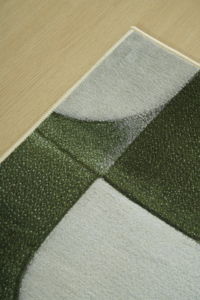 Tapijt 'Merano' - Groen/Beige