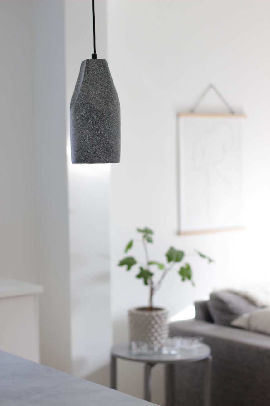 Hanglamp 'Stone Cylinder' - Cement