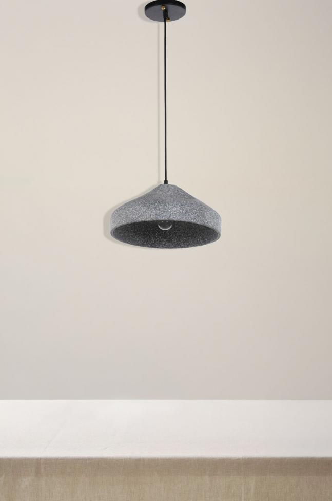 Hanglamp 'Grafite Circle' - Cement