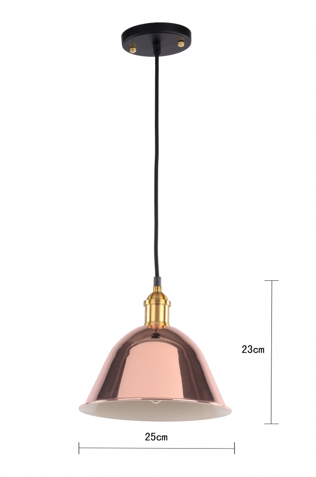 Hanglamp 'Rose' - Roségoud