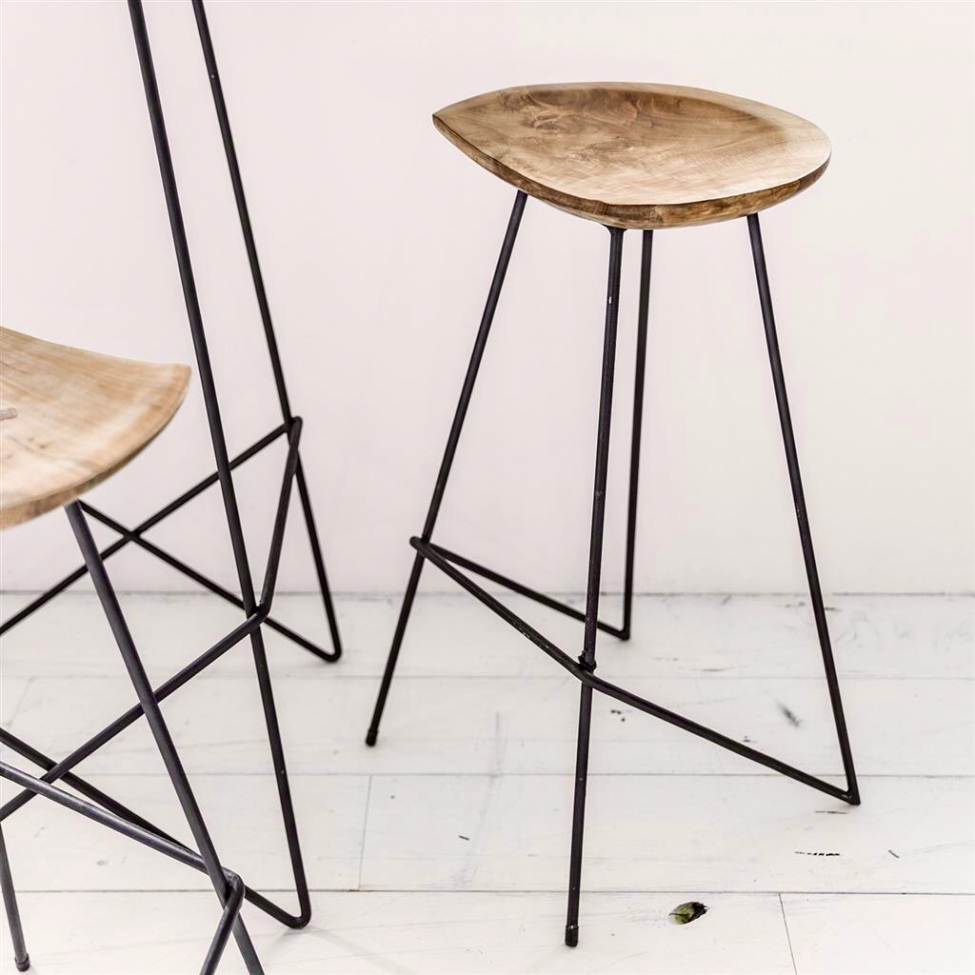 Kruk 'Teak' 77cm - Naur