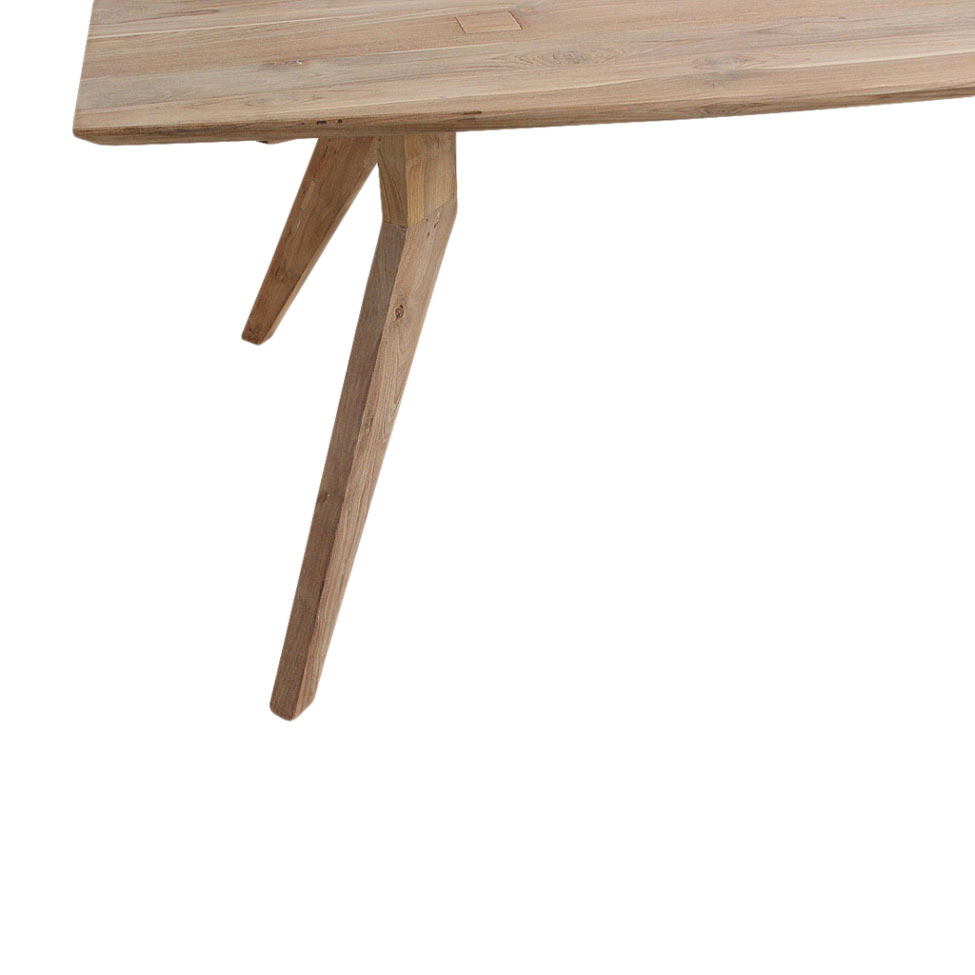 Eettafel 'Studio' 240x100cm - Licht hout