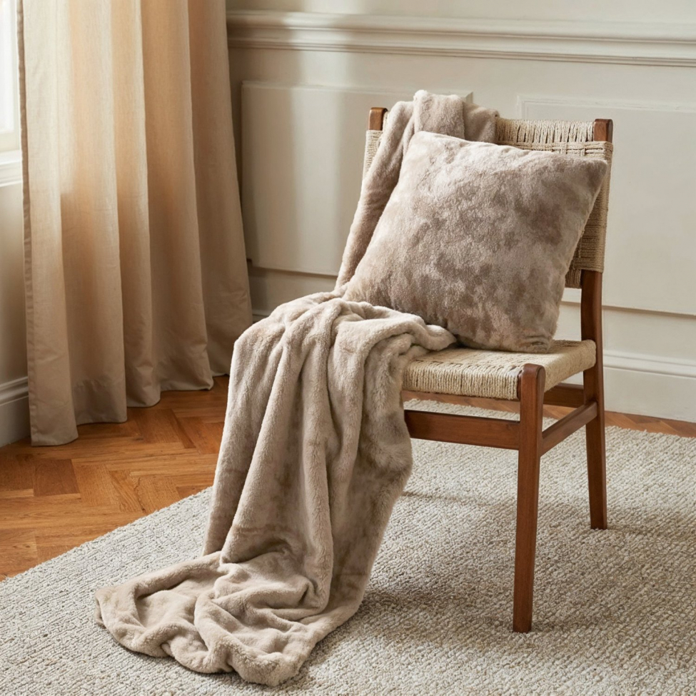 Plaid 'Aranga Super Soft Throw' 130x170cm - Bruin