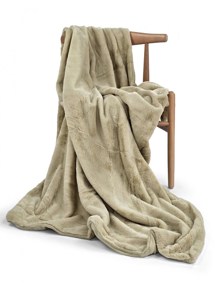 Plaid 'Aranga Super Soft Throw' 130x170cm - Lichtgroen