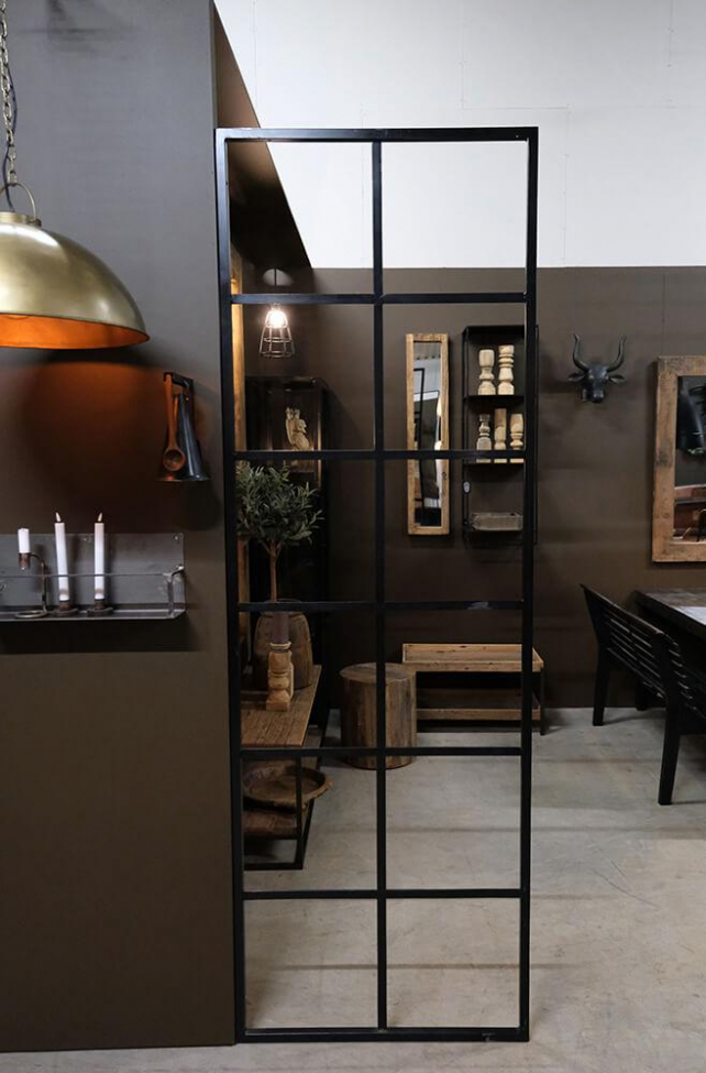 Industriewand 'New York' L - Zwart