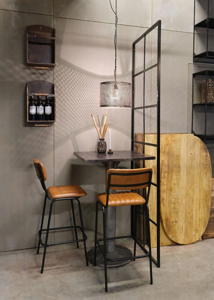 Industriewand 'New York' L - Zwart