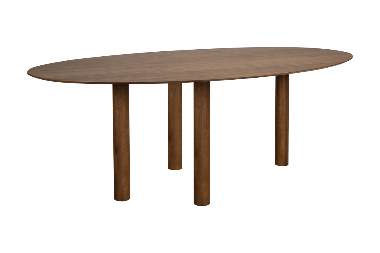 Eettafel 'Uovo' 220x115cm - Walnoot