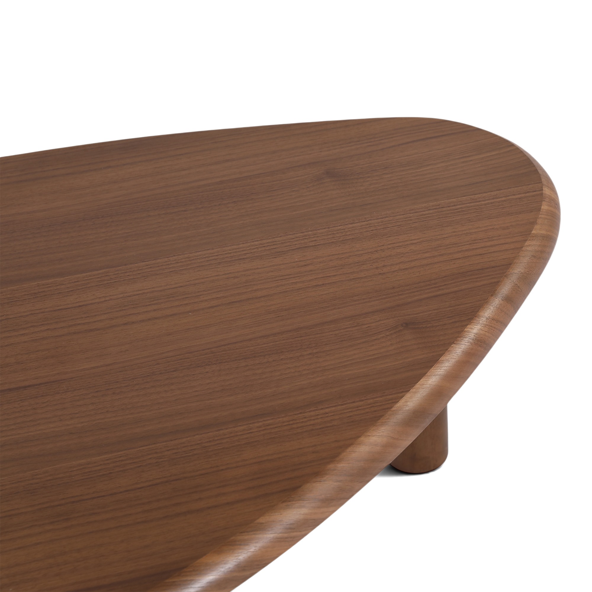 Salontafel 'Uovo' 116.5x73cm - Walnoot