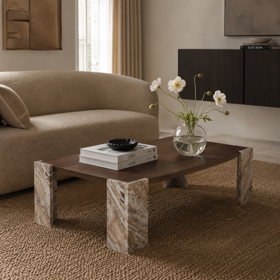 Salontafel 'Monte' 115x75cm - Walnoot
